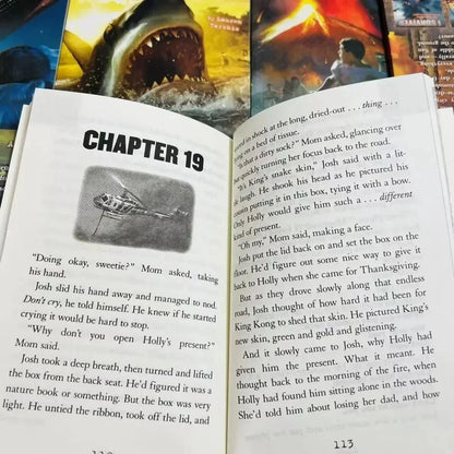 22 Books/Set I Survived English Reading Books Disaster History Survival Novel Escape Guide Children's Science Chapters Books Good Vibrations