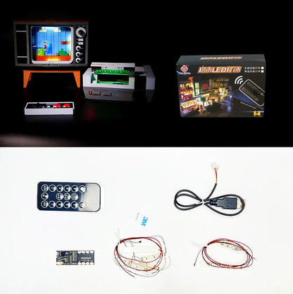 LED Light For 71374 NES Red And White Machine Lamp Building Blocks Bricks  (Not Include Block Model) Good Vibrations