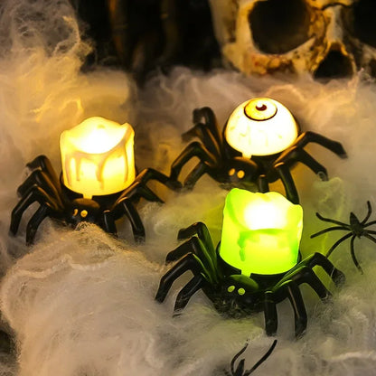 Halloween Decoration Party Accessories Decorations for Events Scream Festa Spider Web Black Outdoor Props Haunted House Spider Good Vibrations