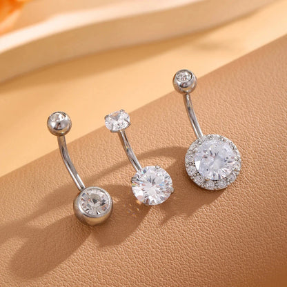 3pcs Gold Color Heart Butterfly Dangled Belly Piercing Sets 14G Stainlees Steel Navel Jewelry for Women Girls Body Belly Rings Good Vibrations Adult Super Store