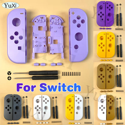 1Set Front Back Middle Frame Shell Housing Case Plastic Cover LR SL SR Buttons For Nintend Switch NS NXJoy-Con Game Controller Good Vibrations