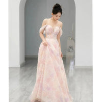 Plus Size Long Evening Dress Exquisite 3D Flowers Prom Dresses Luxury Off Shoulder Formal Occasion Dresses Women Party Dress Good Vibrations