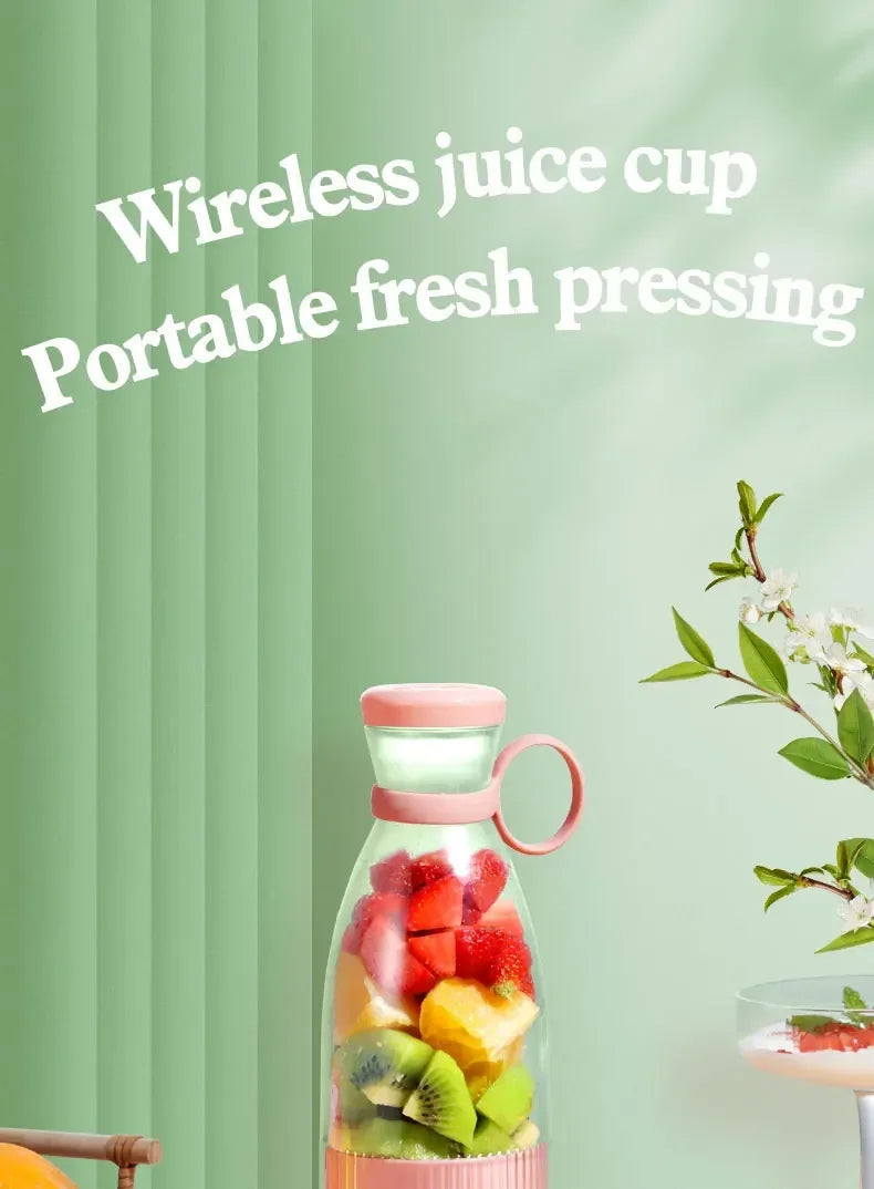 Electric Juicer Cup 6 Blades Blender Milkshake Machine USB Portable Fruit Milk Mixing Tool Mini Fresh Juice Blender Good Vibrations Adult Super Store