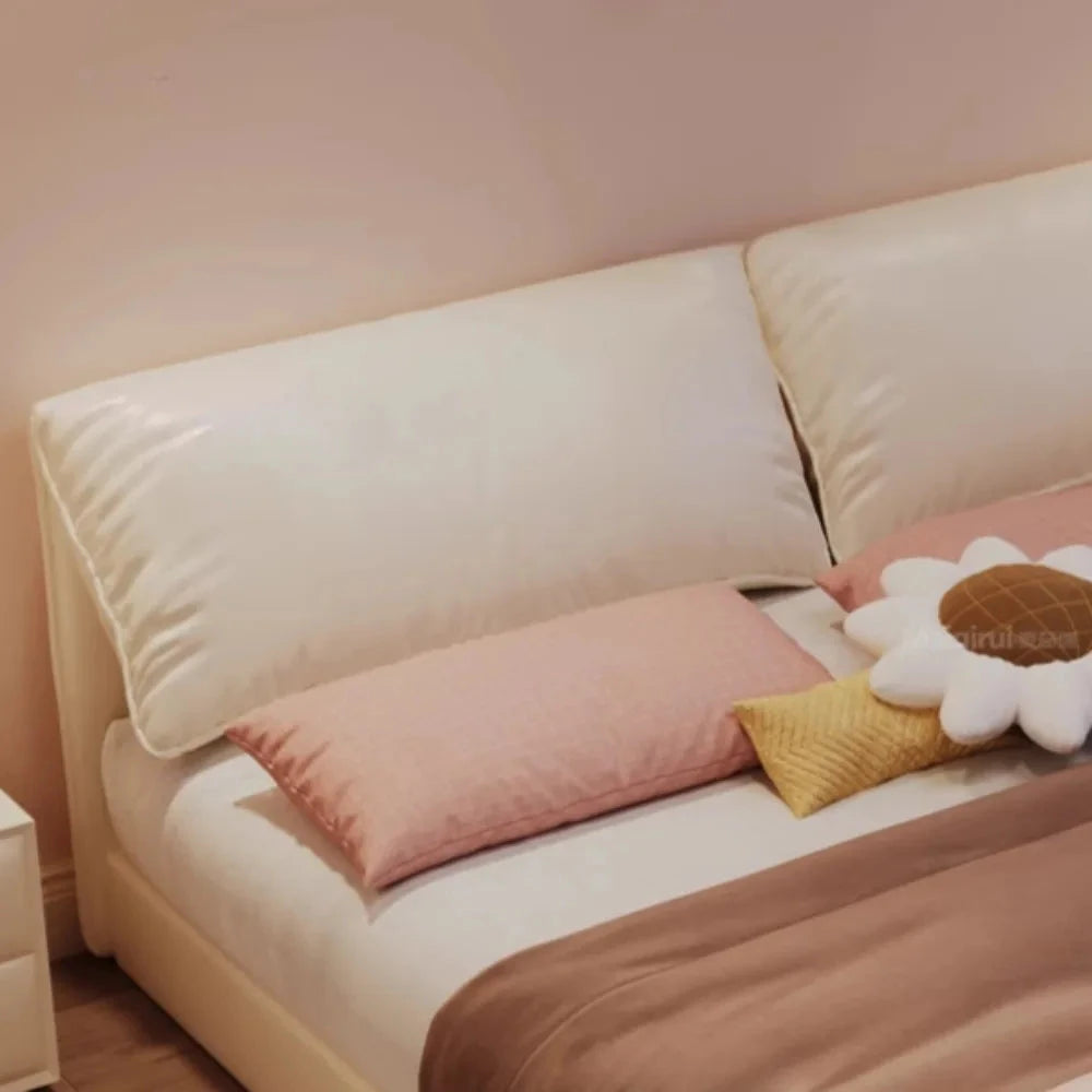 King Size Europian Bed Modern Minimalist Luxury Kids Children Bed Sleeping 180x200 Cama De Lujo Para Dormitorio Home Furniture Good Vibrations