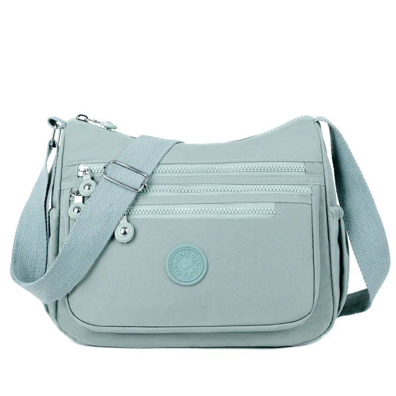 Shoulder Bag Crossbody Bag for Women Messenger Bags Waterproof Nylon Ladies Handbag Good Vibrations