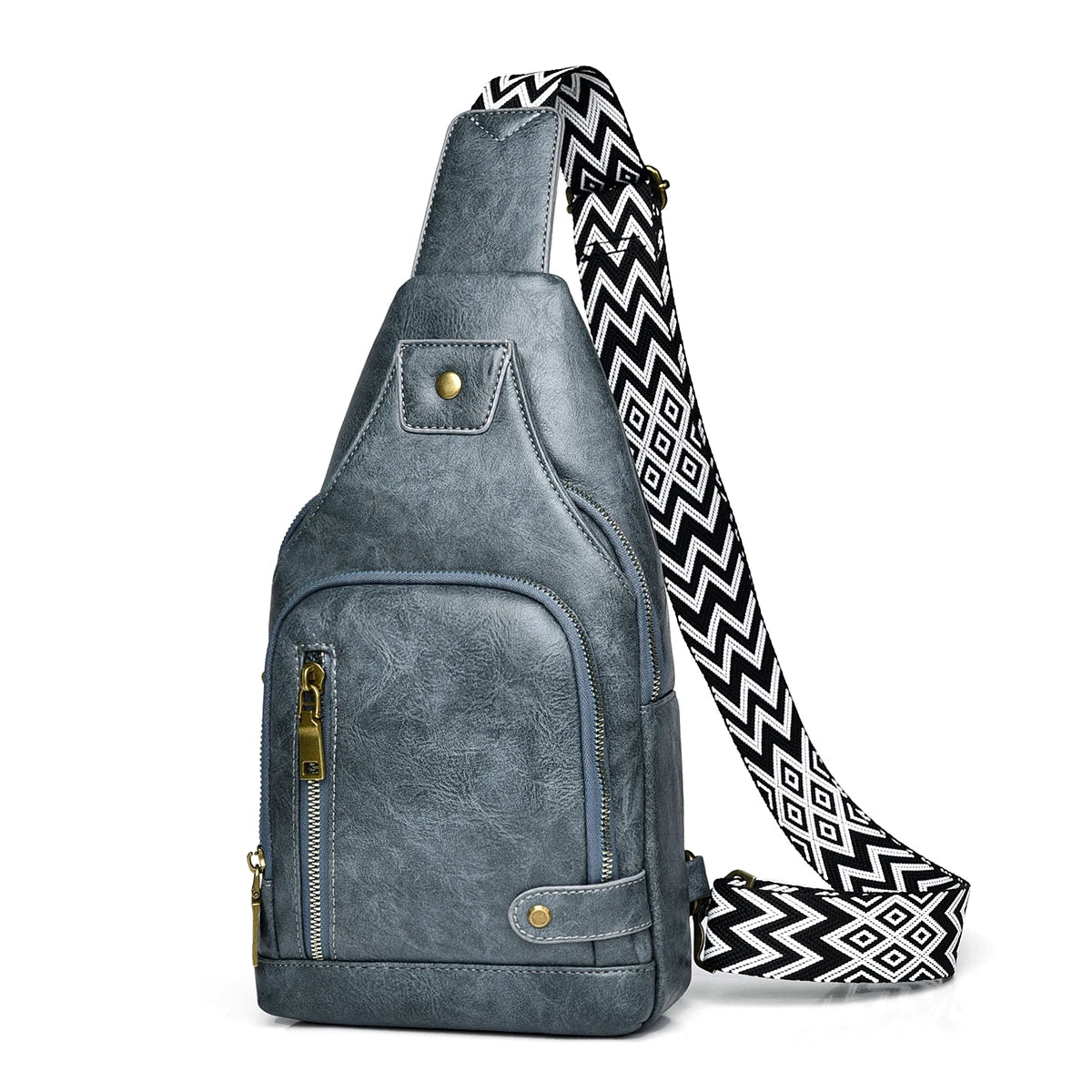 New Shoulder Bag Man  Casual Chest Business Male MultiFunctional Women Backpack Cycling Sports Rucksack Men's Handbag Crossbody Good Vibrations