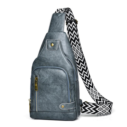 New Shoulder Bag Man  Casual Chest Business Male MultiFunctional Women Backpack Cycling Sports Rucksack Men's Handbag Crossbody Good Vibrations