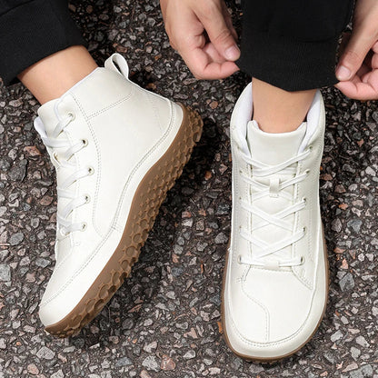 boots men walking boots Wide-Toe-Box Barefoot Shoes for Men hiking boots men Comfortable botas casual shoes men mountain boots Good Vibrations