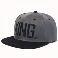 KING Letter embroidery Snapback hat street men women lovers baseball cap hiphop sports caps adjustable hats Good Vibrations