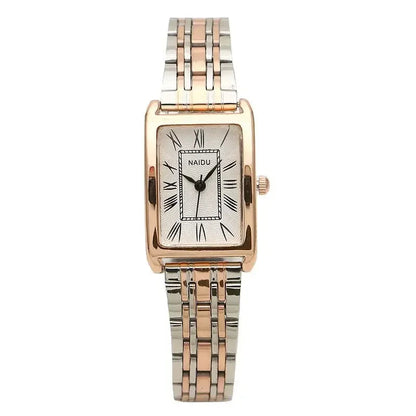 Watches for Women Rectangular Roman Scale Ladies Steel Strap Watch Fashion Trend Thin Strap Quartz Wristwatches Relogio Feminino Good Vibrations