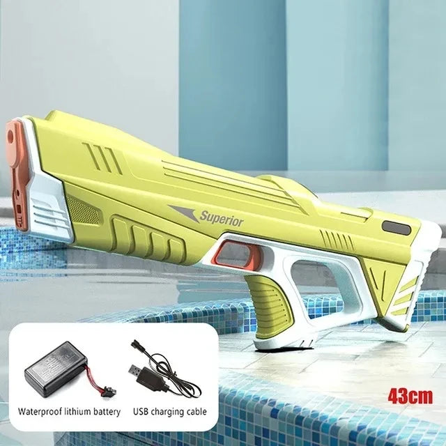 Electric Water Gun Toys Bursts Children's High-pressure Strong Charging Energy Water Automatic Water Spray Children's Toy Guns Good Vibrations
