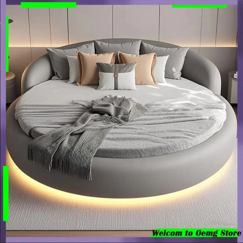 Headboard Japanese Bed Minimalist Upholstered Nightstands Modern Bed Sleeping Frame Camas De Matrimonio Dormitorio Furniture Good Vibrations