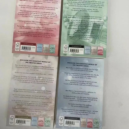 1 Book Twisted Series By Ana Huang Books Love /Games / Hate /Lies Paperback English Novel Book Good Vibrations