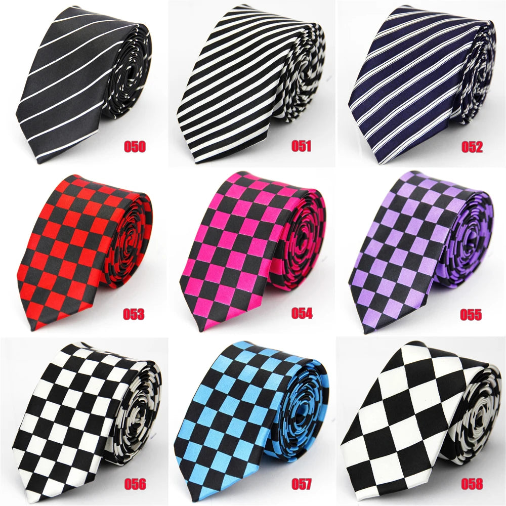Mens Ties Slim 5cm (2in) Wedding Striped Dots Piano Skulls for Men Women Gravata Corbata Regalos Para Hombres Accessoires Homme Good Vibrations