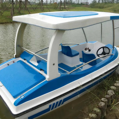 Water equipment for a 4-person electric fiberglass jet boat Good Vibrations