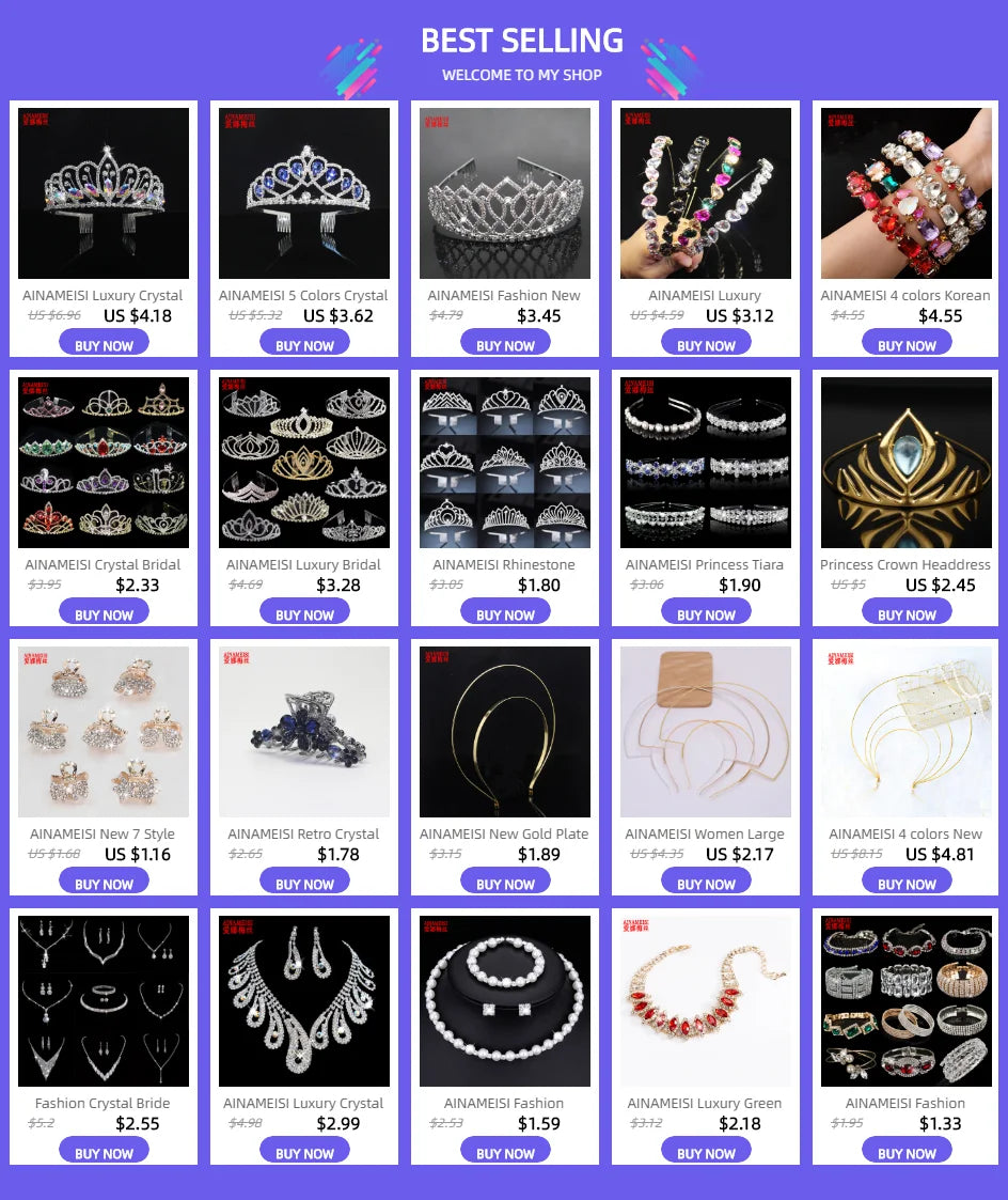 Fashion Crystal Bride Jewelry Set Rhinestone Silver-plated Wedding Dress Banquet Necklace Earring Set Ladies Gift Good Vibrations Adult Super Store