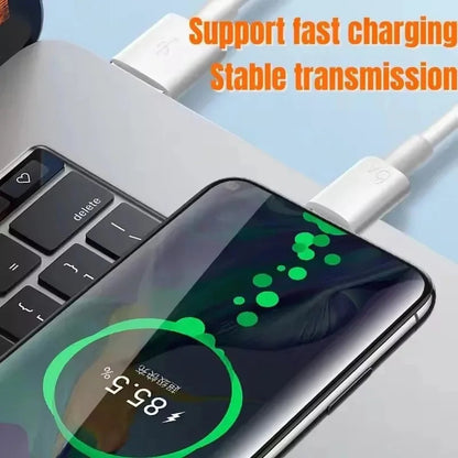 120W Ultra Fast Charger QC 5.0 EU Plug 6A Type C Cable 67W 55W 33W Rapid Charging Adapter For iPhone Huawei 2025 Good Vibrations