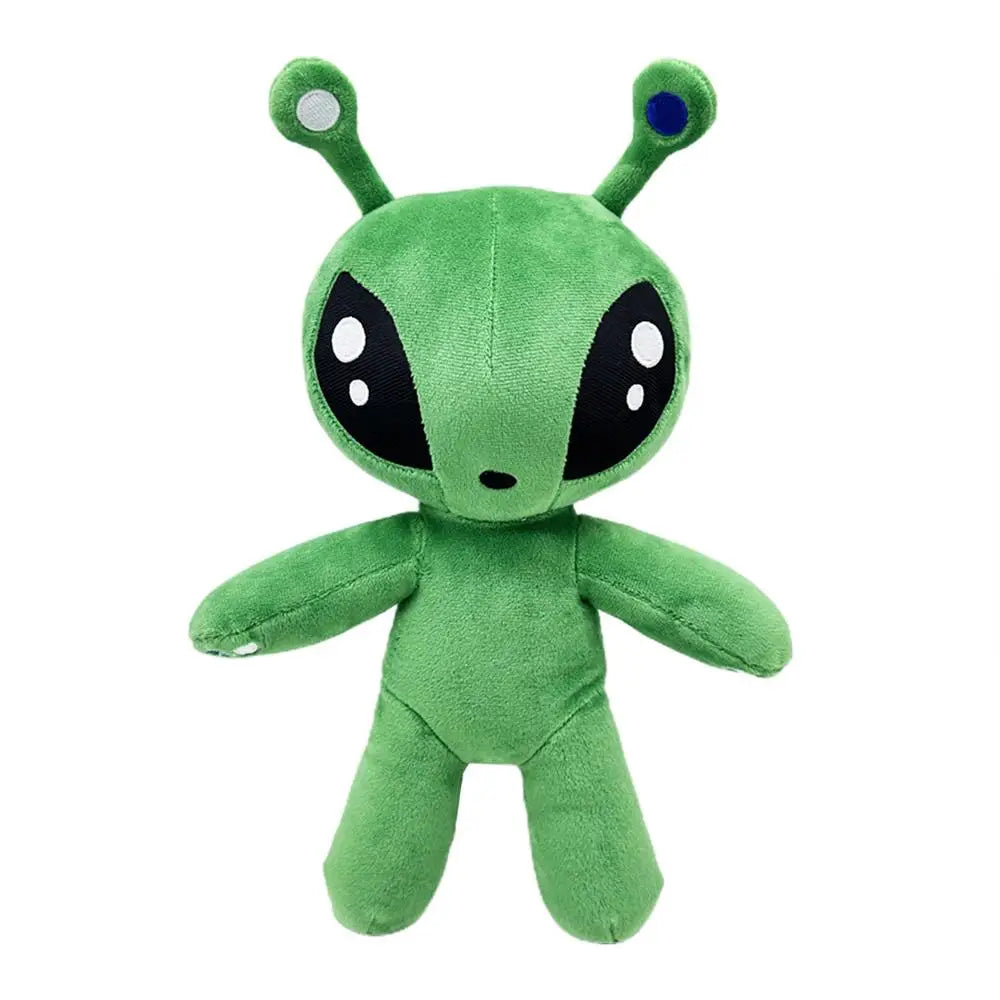 34CM Aftonsparv Green Alien Plush Toy Dolls Cute Animal Stuffed Soft Toy For Childrens Birthday Christmas Gifts Good Vibrations