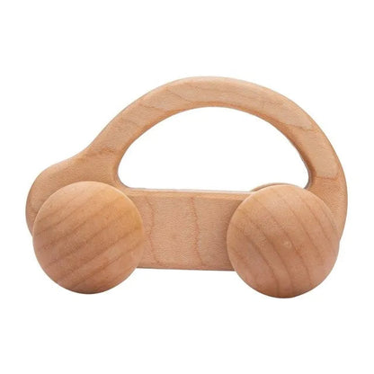 Wooden Cars Toys Maple Diy Crafts for Students Home Activities Montessori Grasping Teething Toy Newborn Birthday Gift Wood Block Good Vibrations