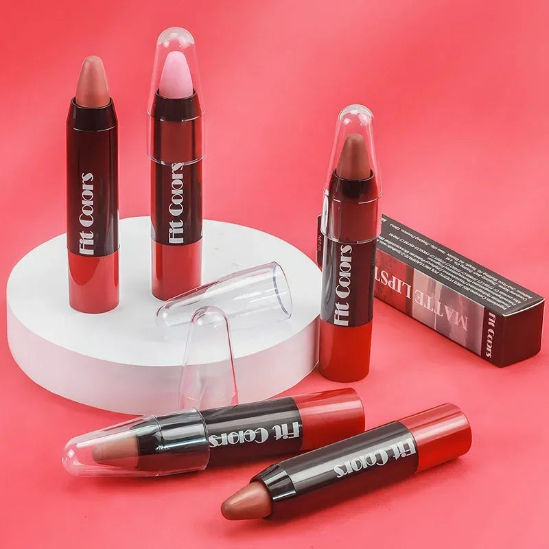 1PC Matte Lip Liner Pencil Lip Outline Contouring Lasting Waterproof Lipstick Crayon Pigments Moisturizing Lip Balm Cosmetics Good Vibrations
