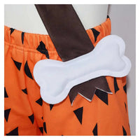 Flintstone Cosplay Costume Cartoon Animated Flintstones Roleplay Uniform Hallowmas Party Outfits Carnival Role Play Suits Good Vibrations