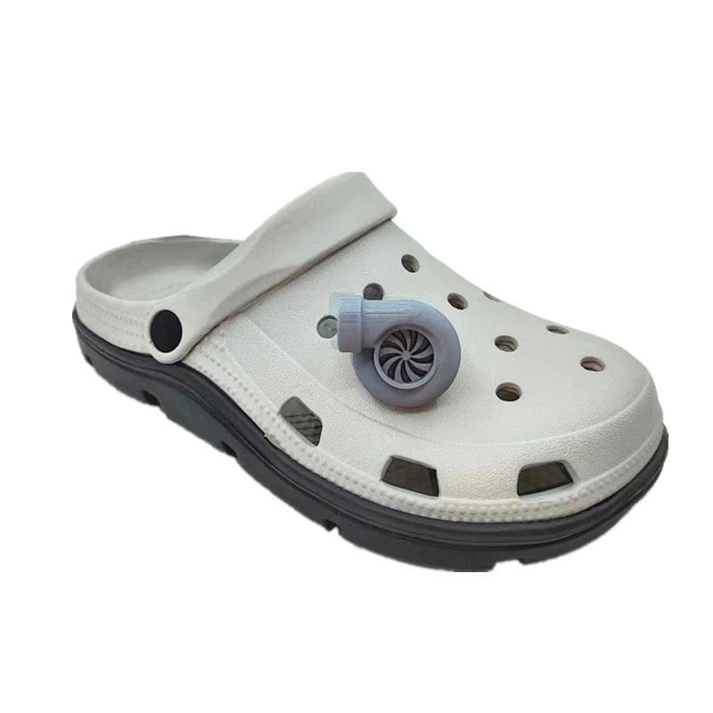 Funny turbo charms for Crocs Comedy Accessories Release Your Toes Friends Gift Good Vibrations