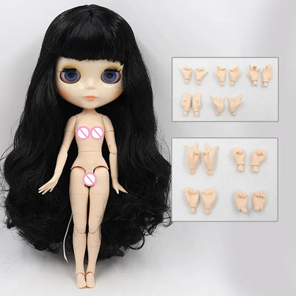 ICY DBS blyth doll 1/6 bjd toy joint body white skin shiny & matte face 30cm on sale special price toy gift anime doll Good Vibrations