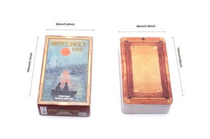 New Impressionist Tarot cards  A 78 Deck Oracle English Visions Divination fate Borad Playing Games Good Vibrations