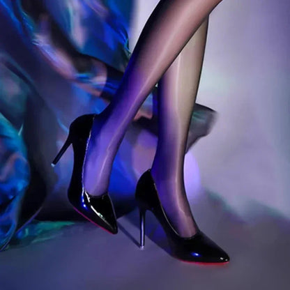 Sexy Red Bottom Women High Heels Classic Ladies Pumps Autumn Soft Leather Dress Heel Shoes for Women Banquet Wedding High Heels Good Vibrations