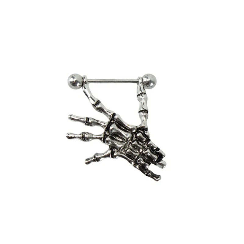 Straight Rod Snake Wing Nipple rings Breast Ring Heart Shaped Adjustable Nipple Piercing Human Jewelry Good Vibrations