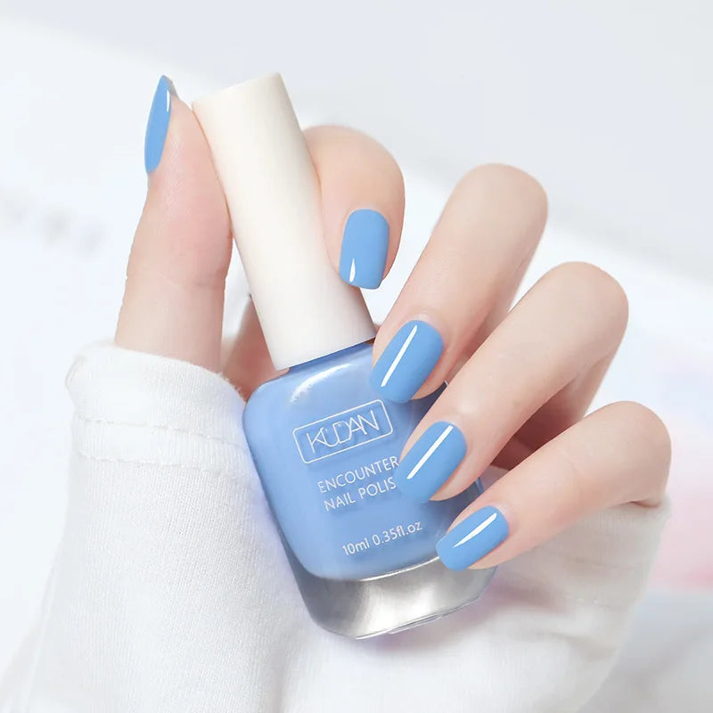 Air Dry Nail Polish 10ml 0.35 oz Water Based Non Toxic Odorless Quick Dry Toenail Finger Gel No Lamp Baking Nail Art Manicure Good Vibrations