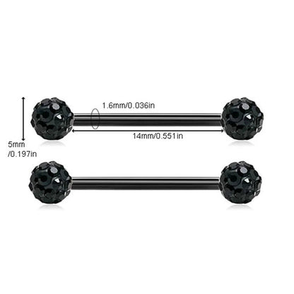 Punk rock sexy black rose nipple ring, body puncture nipple jewelry, women's sexy accessory gift Good Vibrations