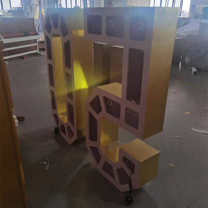 Led Electronic Signs Birthday Party 50 Light Up Number Backdrop For Wedding Decoration Event Props Good Vibrations