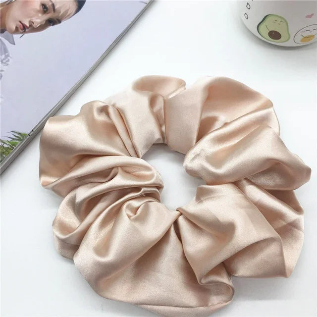 Personalized Bridesmaid Scrunchie Silk Hair Scrunchie Bachelorette Party Gift Bridesmaid Proposal Custom Wedding Gift To Bride Good Vibrations