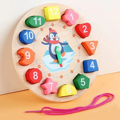Montessori Wooden Toys for Babies 1 2 3 Years Boy Girl Gift Baby Development Games Wood Puzzle for Kids Educational Learning Toy Good Vibrations