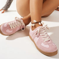 Women Sneakers 2024 Spring Autumn New Fashion Training Comfortable Breathable Sneakers Women Casual Lace Up Flat Shoes for Women Good Vibrations