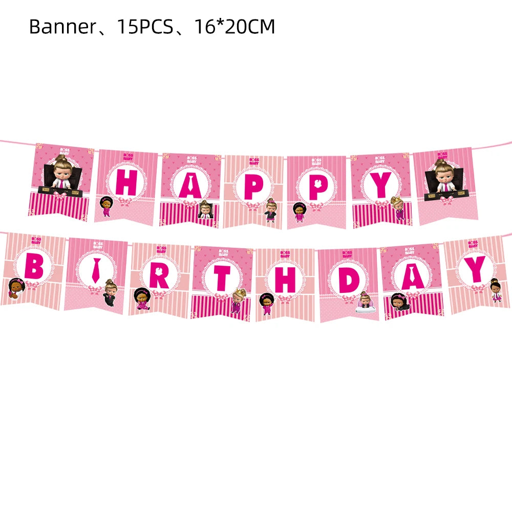 Baby Boy Party Decoration Banner Tableware Supplies Paper Boy DIY Cake Topper Birthday Foil Balloons Kit Accessory Gift Bags Good Vibrations