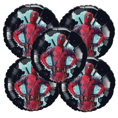 Superhero Deadpool Birthday Party Decor Disposable Tableware Plate Tablecloth Cake Topper Banner Wolverine Boy Kid Party Supplie Good Vibrations