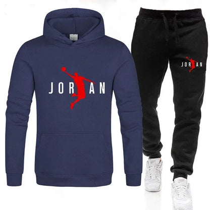 2025 Fall Winter Men's Tracksuit Hoodie Pants 2Pcs Sets Suit Leisure Sweatshirts Sweatpants Fashion Trends Brand Clothing S-3XL Good Vibrations