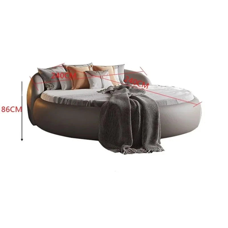 Headboard Japanese Bed Minimalist Upholstered Nightstands Modern Bed Sleeping Frame Camas De Matrimonio Dormitorio Furniture Good Vibrations