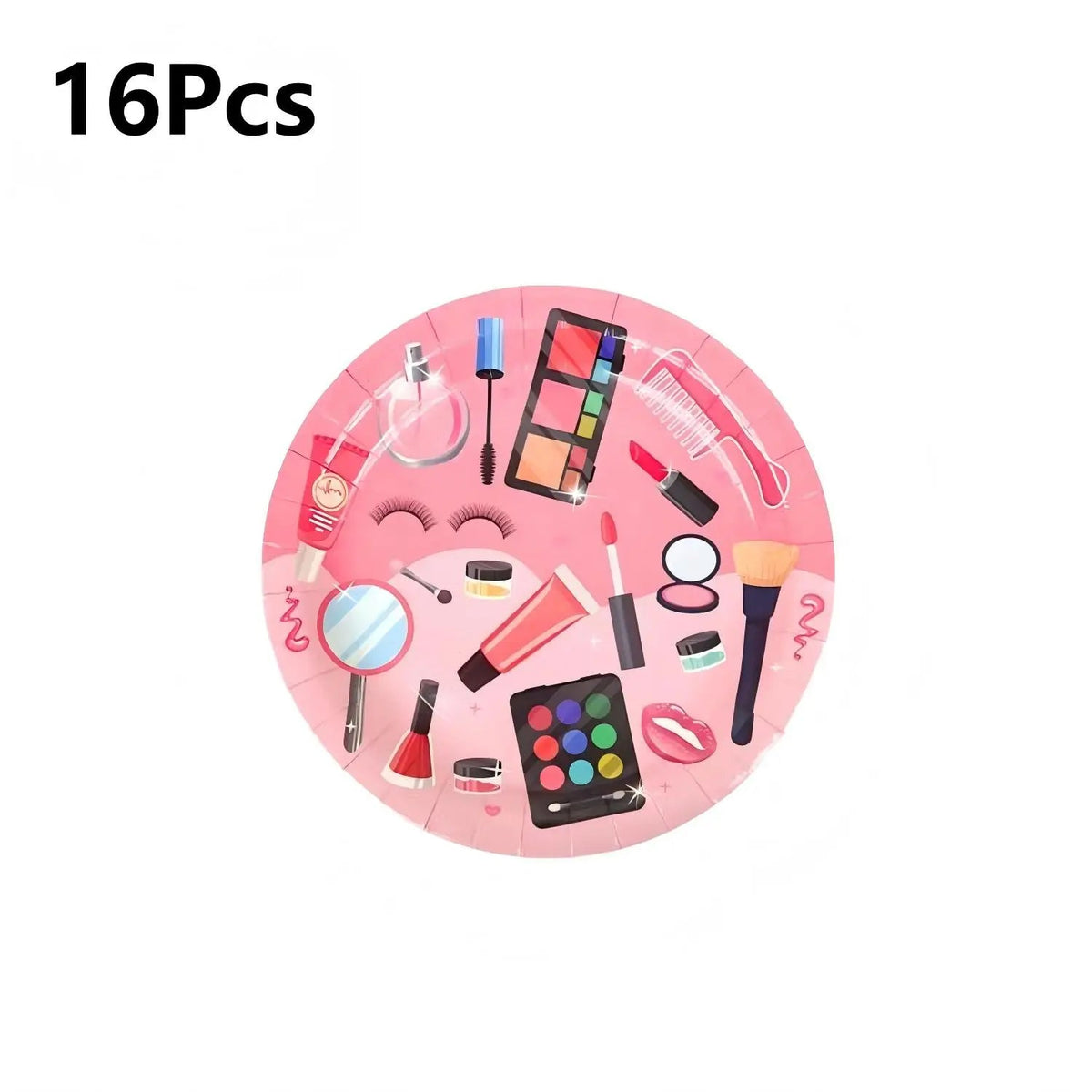 103 Pcs Makeup Birthday Party Supplies-Makeup Theme Party Banner Balloons Photo Props Napkins Plates Etc Spa Party Decorations Good Vibrations