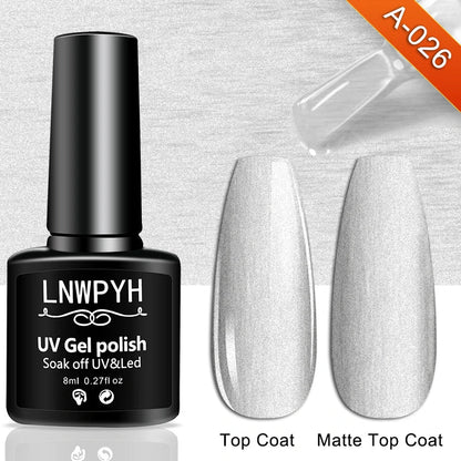 Nail Gel Polish 36 Color Gel Nail Polish Semi Permanent Gel Vernis Base Top Coat Nail Art Manicure Soak Off LED UV Gel Varnishes Good Vibrations