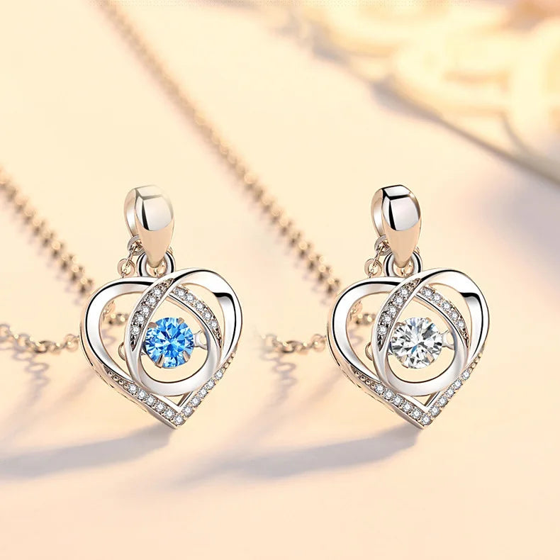 925 Sterling Silver AAA Zircon Necklace Chain High Quality Fashion Jewelry For Women Men Wedding Birthday Party Gift Good Vibrations