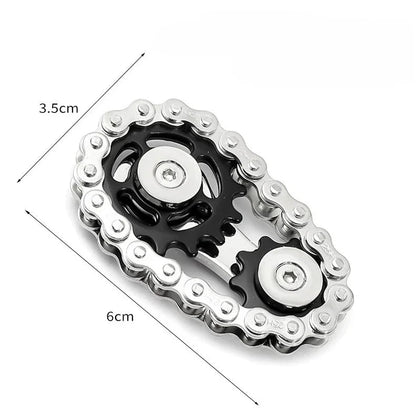 Metal Fidget Spinner Office Desk Toy Stress Relief Gears Hand Spinner for Adults desk decoration home decor Relieve stress relax Good Vibrations