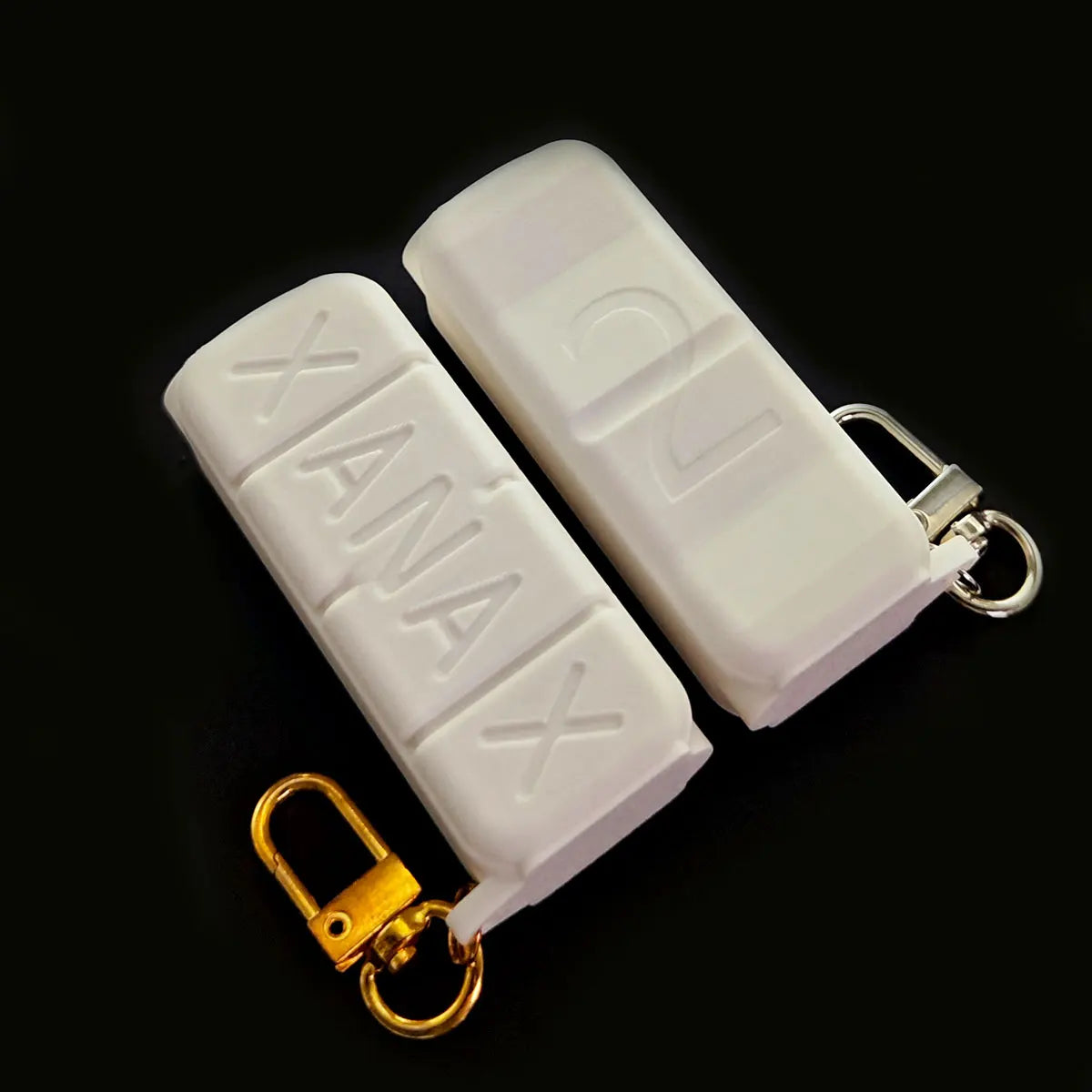 XANAX Lighter Case Cover Sleeve For Regular Bic J6 Lighters With Keychain Hook Good Vibrations Adult Super Store