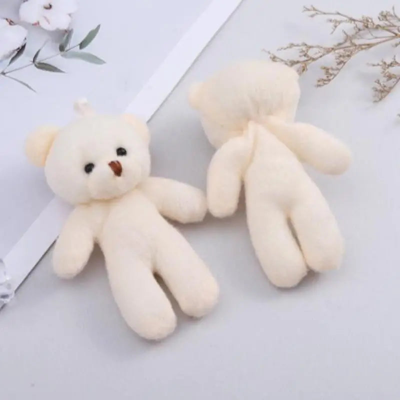 10/12/18/20Pcs Birthday Wedding Party Favors Supplies DIY Accessory Mini Cute Cartoon Plush Bear Girl Gift Doll Toys Good Vibrations