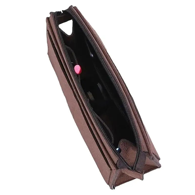 Purse Organizer Insert, Multi-Pocket Felt Bag Organizer For Handbag Tote Bag Purse Organizer Good Vibrations