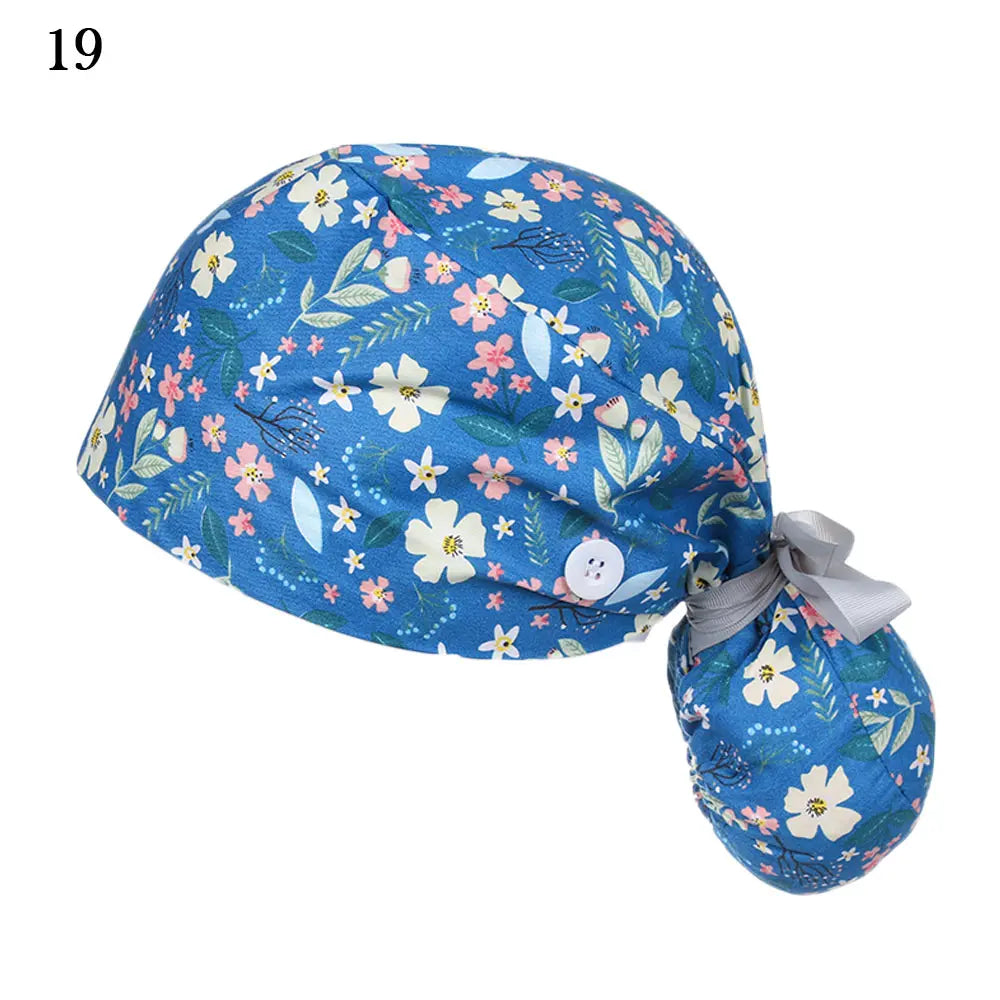 Women & Men Tie Back Hats Ponytail Holder Adjustable Long Hair Cap Working Hat With Button Working Cap Good Vibrations