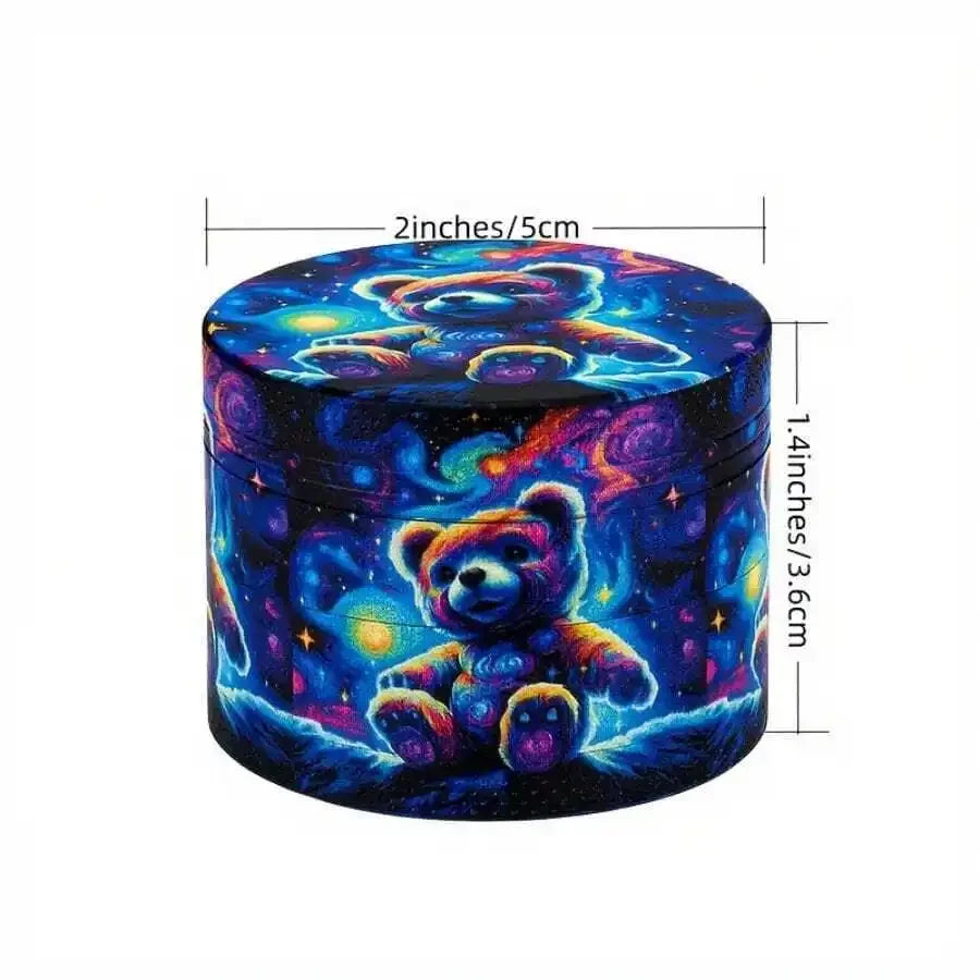 2" Cute Bear Herb Grinder Rolling Tray Good Vibrations Adult Super Store