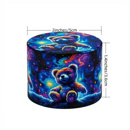 2" Cute Bear Herb Grinder Rolling Tray Good Vibrations Adult Super Store